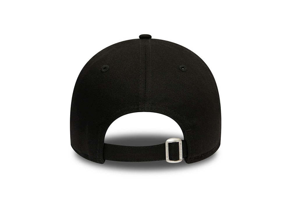 New Era New York Yankees Essential Black and Black Womens 9Forty Strapback Casquette