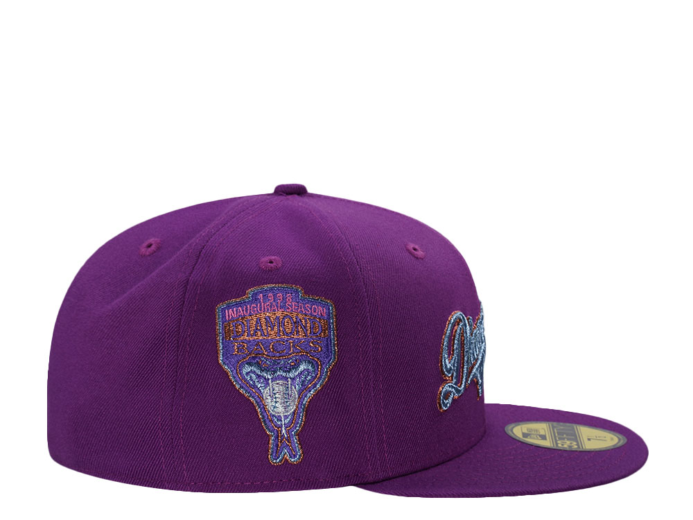 New Era Arizona Diamondbacks Inaugural Season 1998 Grape Prime Edition 59Fifty Fitted Casquette
