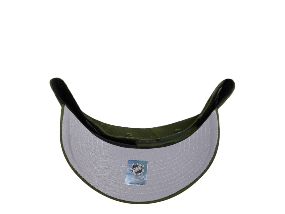 New Era Anaheim Ducks 30th Anniversary Horror Pack Rifle Green Edition 9Forty A Frame Snapback Casquette