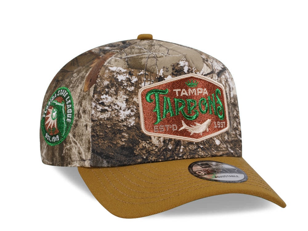 New Era Tampa Tarpons Fishing Realtree Edition 9Forty A Frame Snapback Casquette