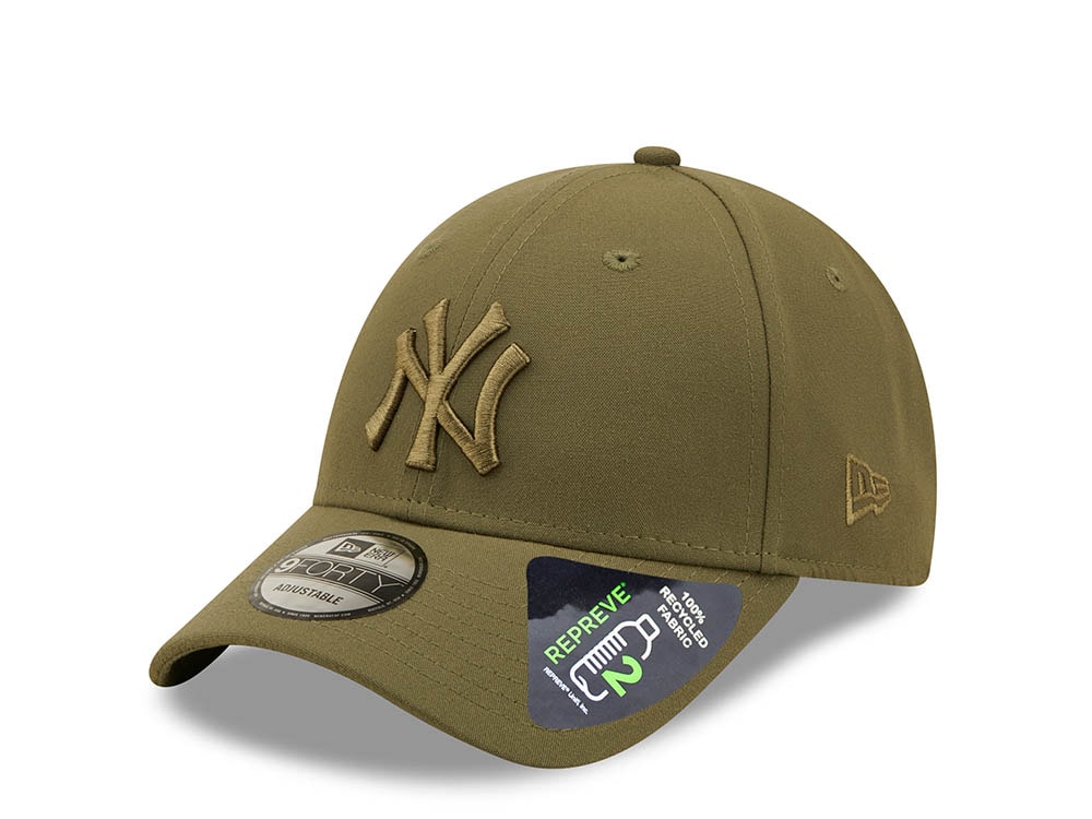 New Era New York Yankees Olive Tonal Repreve Edition 9Forty Snapback Casquette