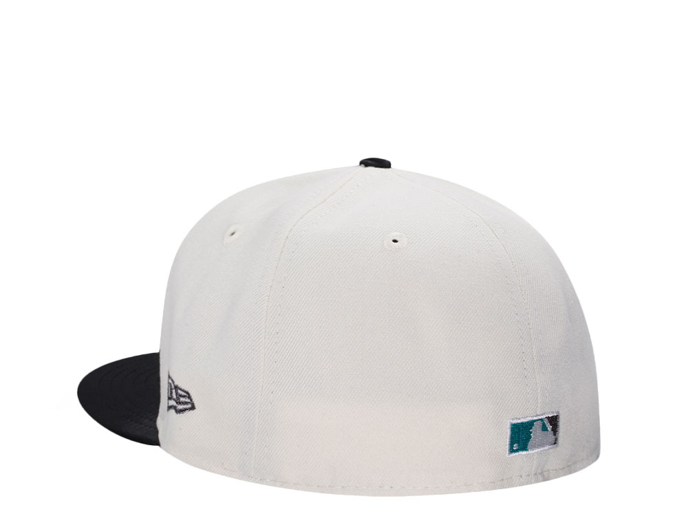 New Era Miami Marlins World Series 1997 Chrome Satin Brim Edition 59Fifty Fitted Casquette