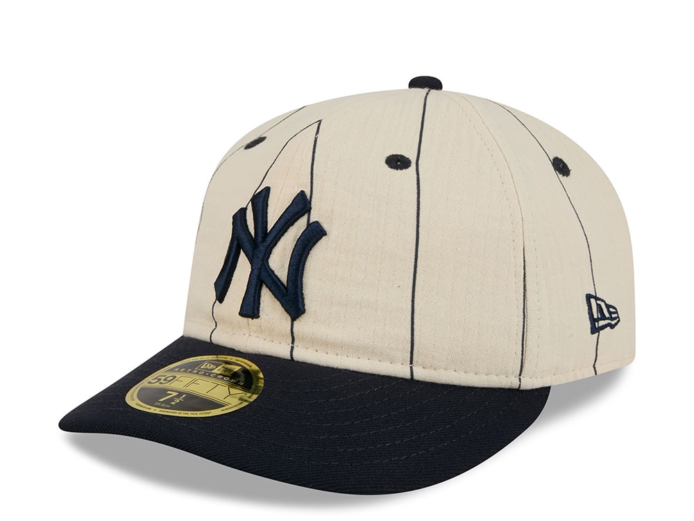 New Era New York Yankees Linen Two Tone Edition 59Fifty Retro Crown Fitted Casquette