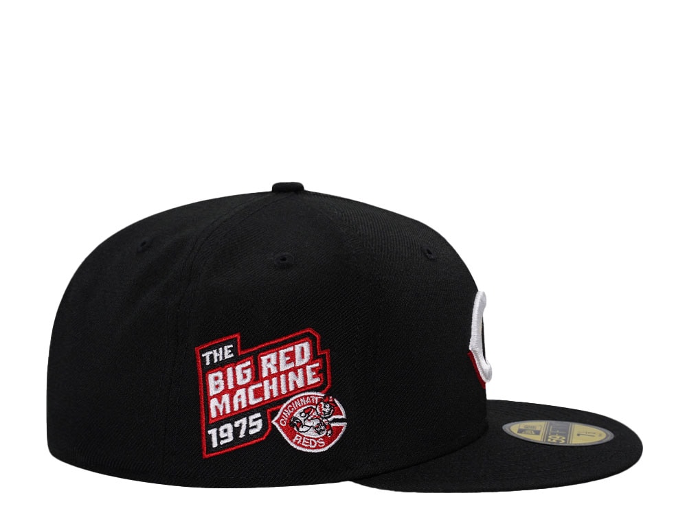 New Era Cincinnati Reds Big Red Machine 1975 Black Wool Edition 59Fifty Fitted Casquette