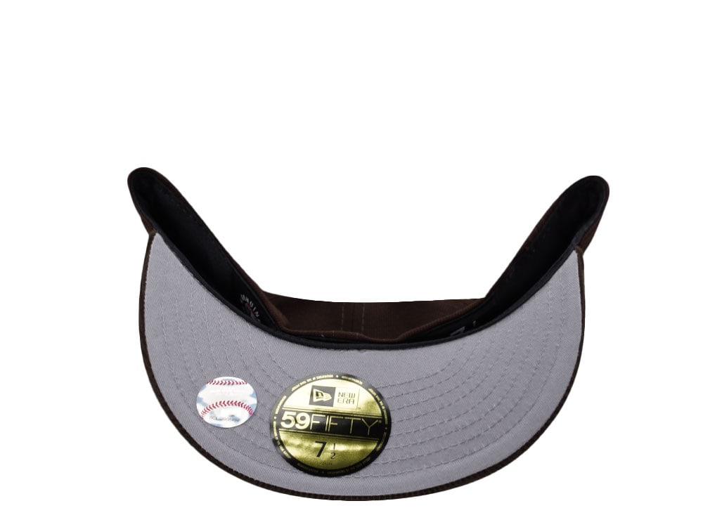 New Era Atlanta Braves Walnut Corduroy Two Tone Edition 59Fifty Fitted Casquette