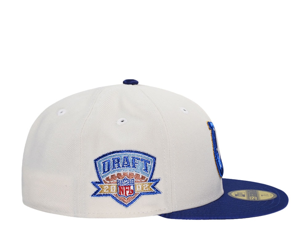 New Era Indianapolis Colts Draft 2002 Legends Two Tone Edition 59Fifty Fitted Casquette