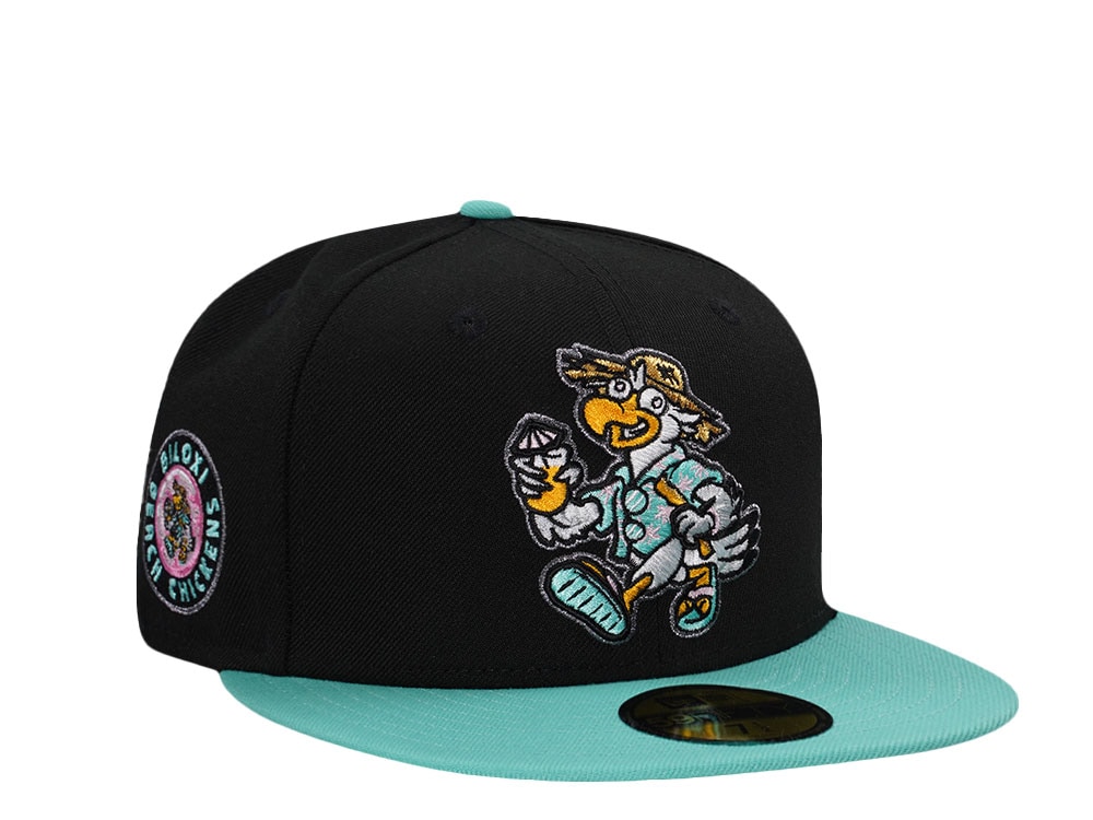New Era Biloxi Beach Chickens Summer Two Tone Edition 59Fifty Fitted Casquette