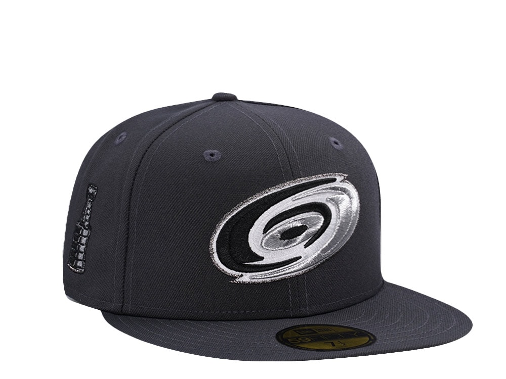 New Era Carolina Hurricanes Stanley Cup Metallic Anthracite Prime Edition 59Fifty Fitted Casquette