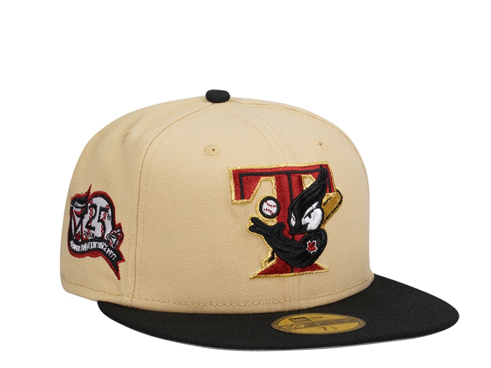 New Era Toronto Blue Jays 25th Anniversary Vegas Gold Two Tone Edition 59Fifty Fitted Casquette