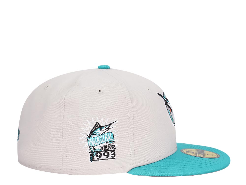 New Era Florida Marlins Inaugural Year 1993 Stone Script Two Tone Prime Edition 59Fifty Fitted Casquette