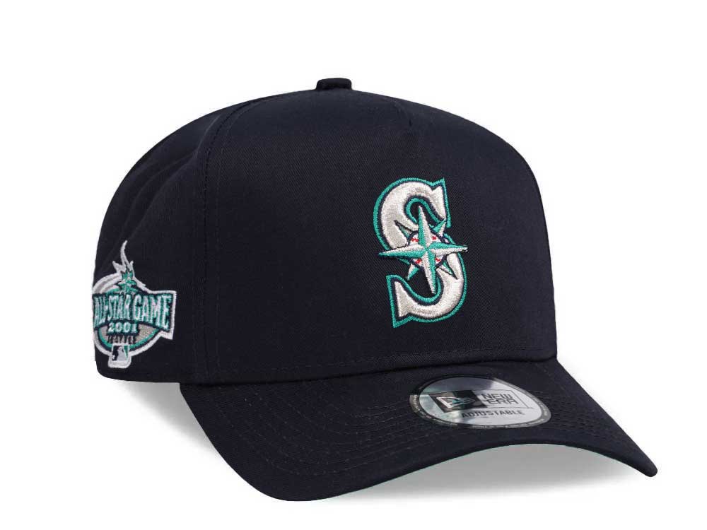 New Era Seattle Mariners All Star Game 2001 Navy Throwback Edition 9Forty A Frame Snapback Casquette