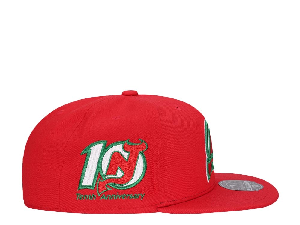 Mitchell & Ness New Jersey Devils 10th Anniversary Vintage Edition Dynasty Fitted Casquette