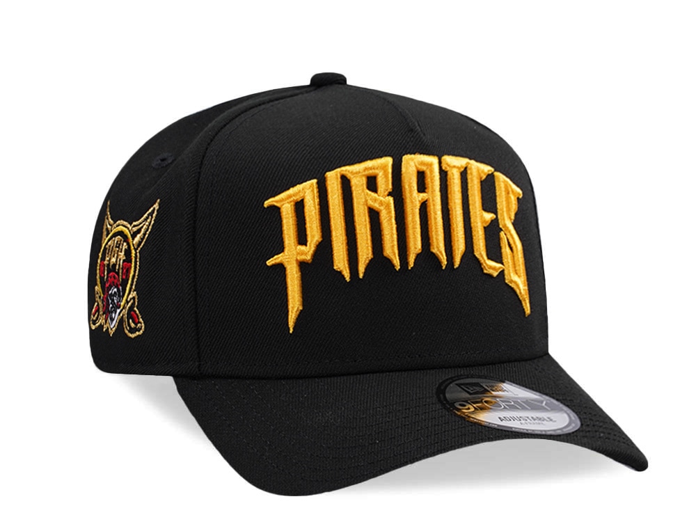 New Era Pittsburgh Pirates Black Prime Edition 9Forty A Frame Snapback Casquette