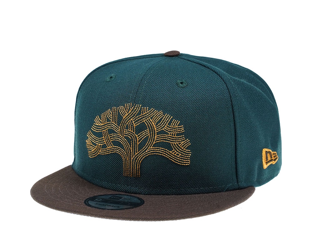 New Era Golden State Warriors Dark Green Edition 9Fifty Snapback Casquette