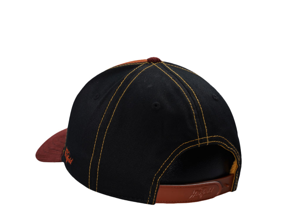 Hatfield Outlaw 1928 Orange Black Snapback Casquette