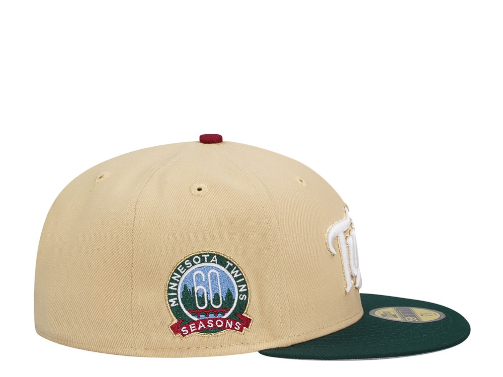 New Era Minnesota Twins 60 Seasons Vegas Two Tone Edition 59Fifty Fitted Casquette