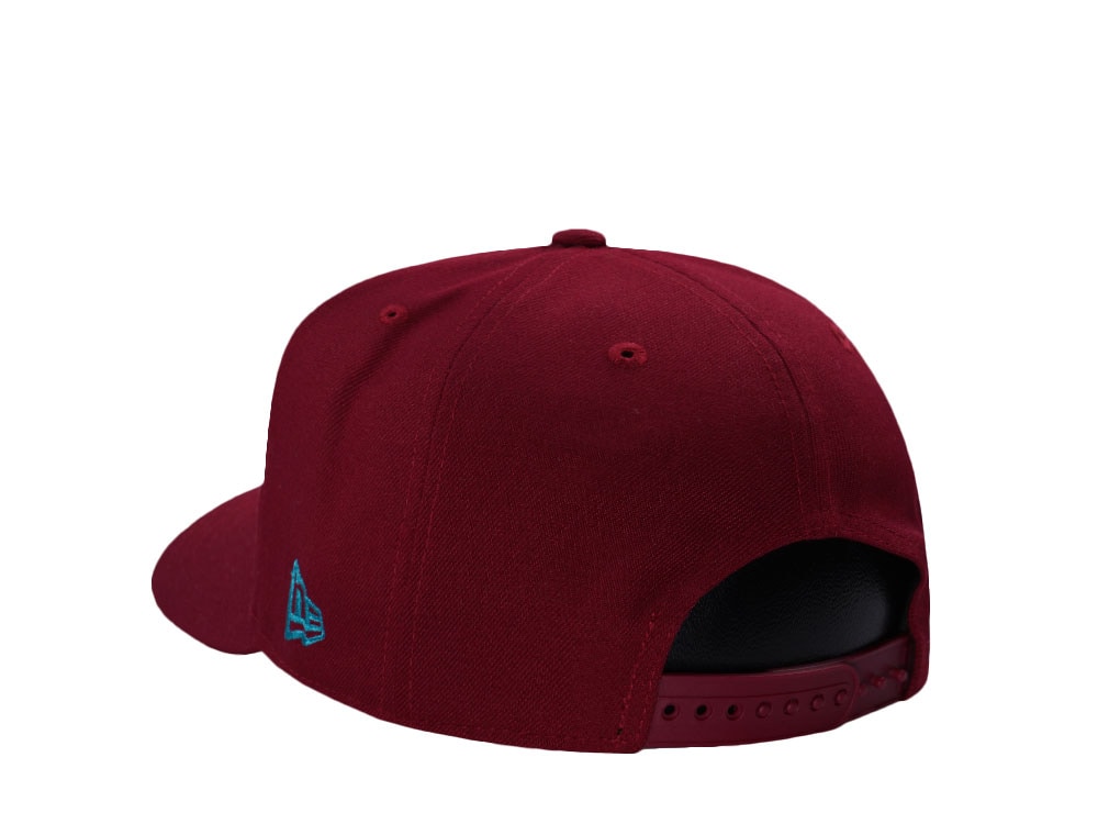 New Era Detroit Pistons NBA Eastern Conference Cardinal Red Prime Edition 9Fifty A Frame Snapback Casquette