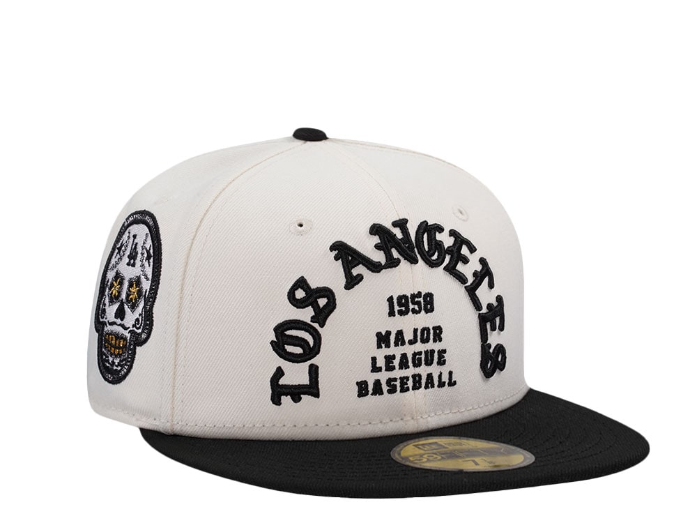 New Era Los Angeles Dodgers Skull Chrome Two Tone Prime Edition 59Fifty Fitted Casquette
