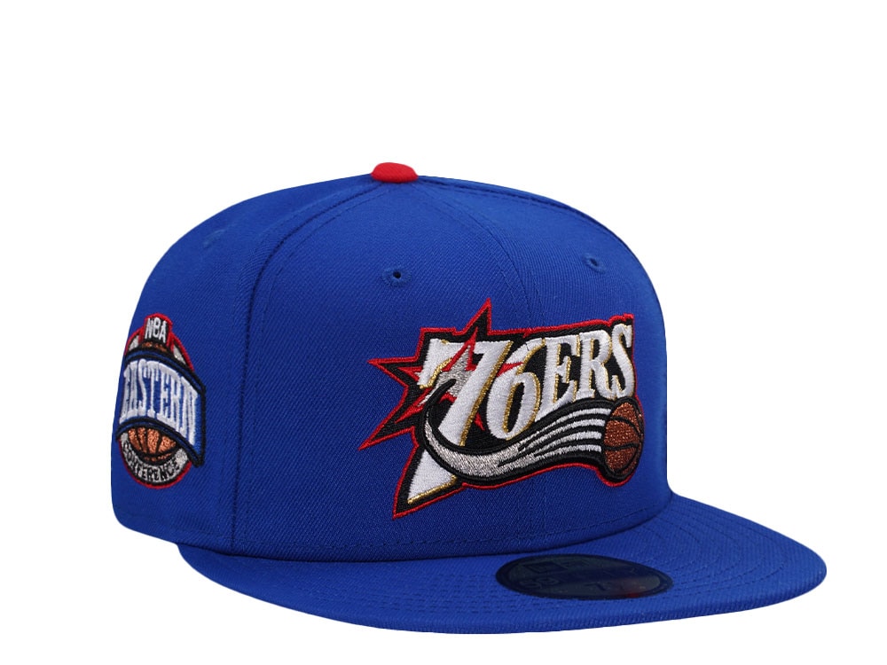 New Era Philadelphia 76ers Eastern Conference Blue Prime Edition 59Fifty Fitted Casquette
