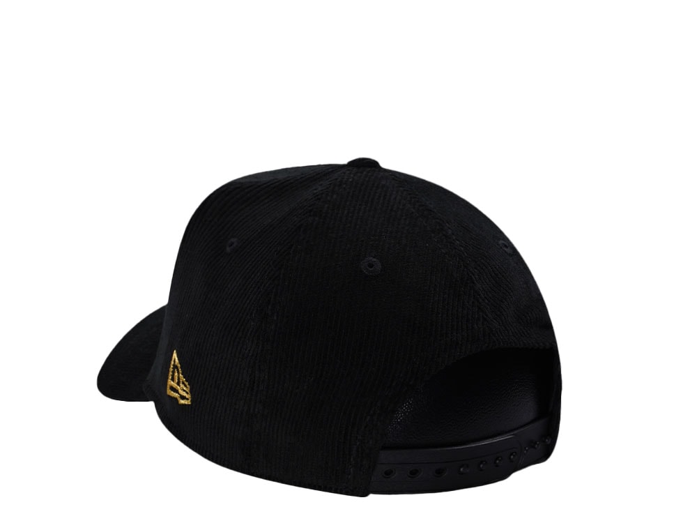 New Era Atlanta Braves 150th Anniversary Black Corduroy Edition 9Forty A Frame Snapback Casquette