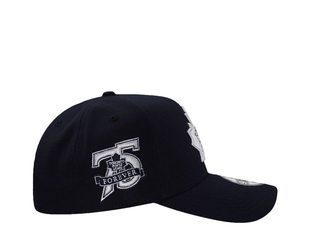 New Era Toronto Maple Leafs 75th Anniversary Navy Prime Edition 9Forty A Frame Snapback Casquette