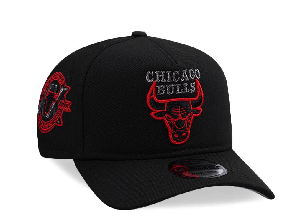 New Era Chicago Bulls 20th Anniversary Black Prime Edition 9Forty A Frame Snapback Casquette