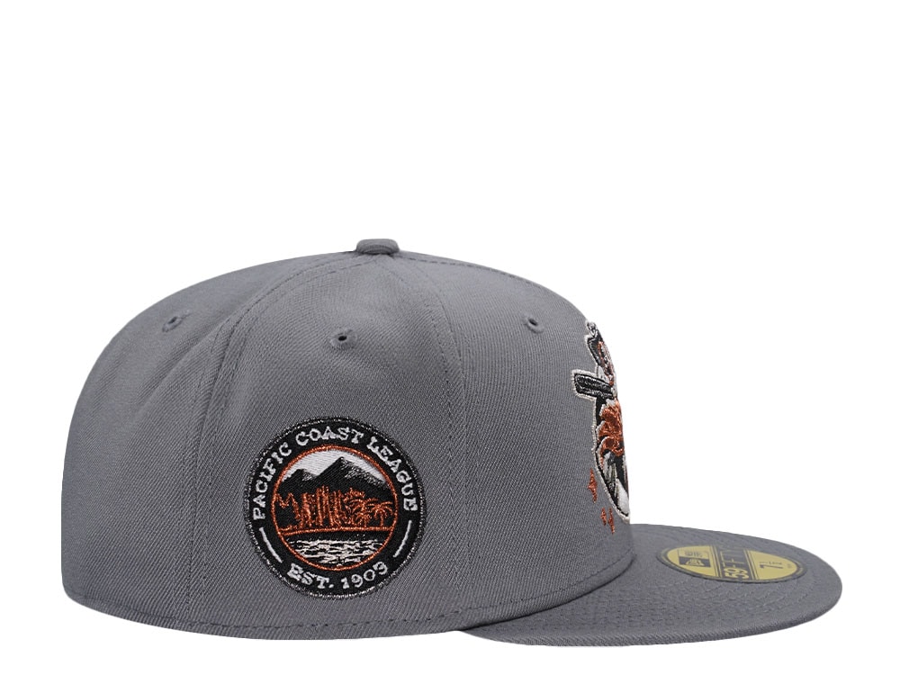 New Era Sugarland Space Cowboys Metallic Gray Prime Edition 59Fifty Fitted Casquette