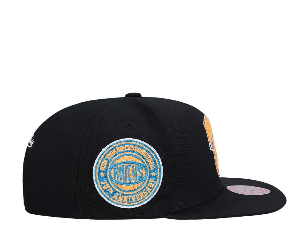 Mitchell & Ness New York Knicks 70th Anniversary Neon Tropical Hardwood Classic Snapback Casquette