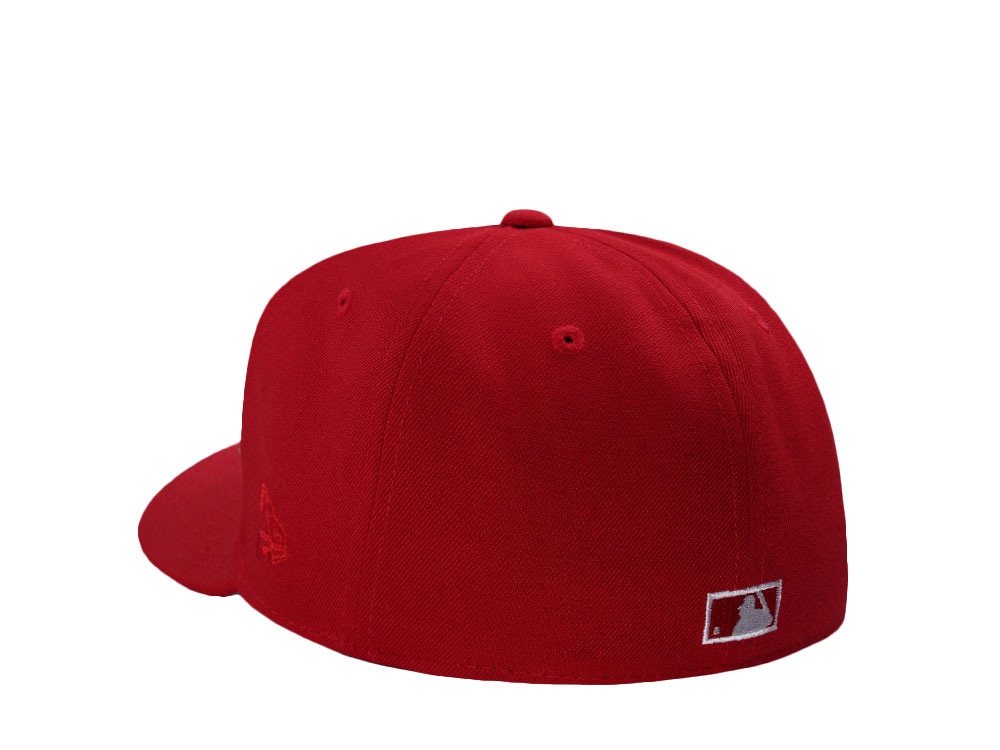 New Era New York Yankees World Series 1999 Scarlet Prime Edition 59Fifty Pre Curved Fitted Casquette