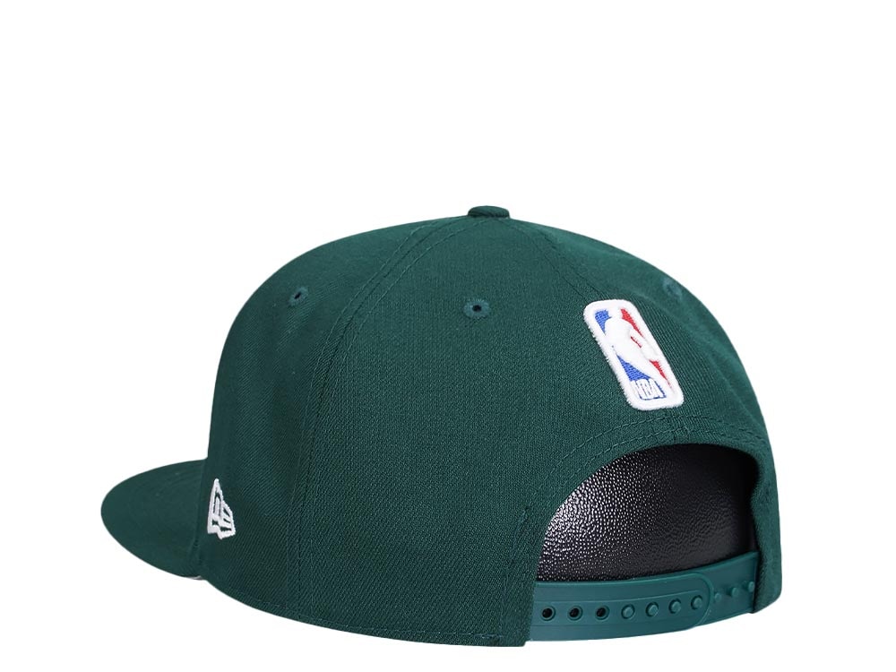 New Era Boston Celtics Green Script Logo Edition 9Fifty Snapback Casquette