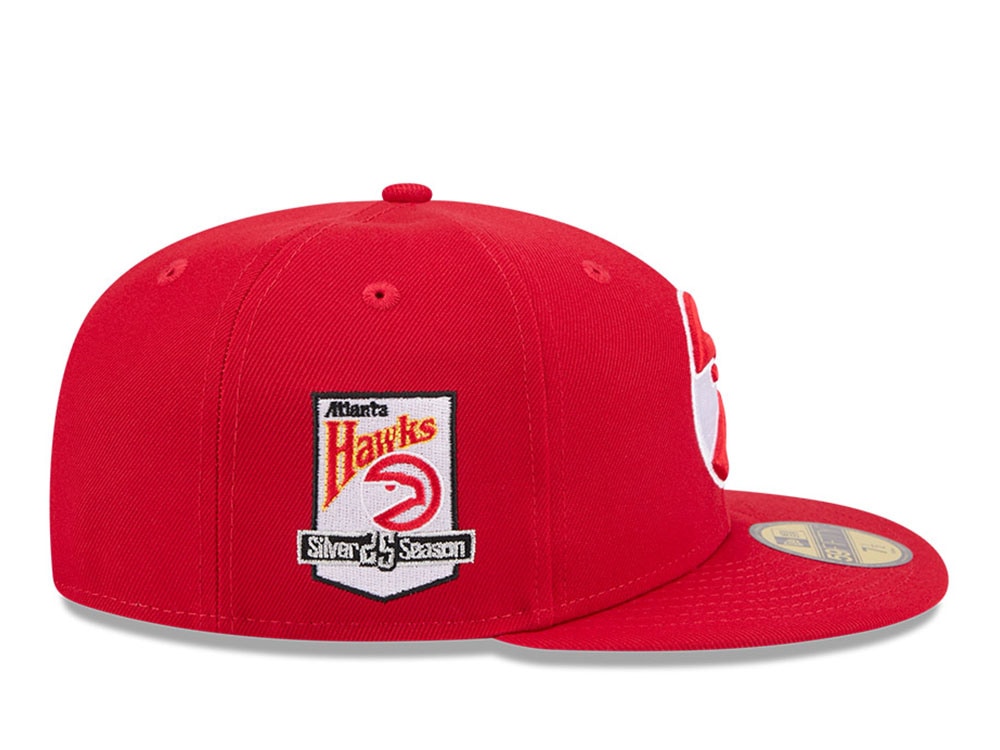 New Era Atlanta Hawks HWC 25th Anniversary Red 59Fifty Fitted Casquette