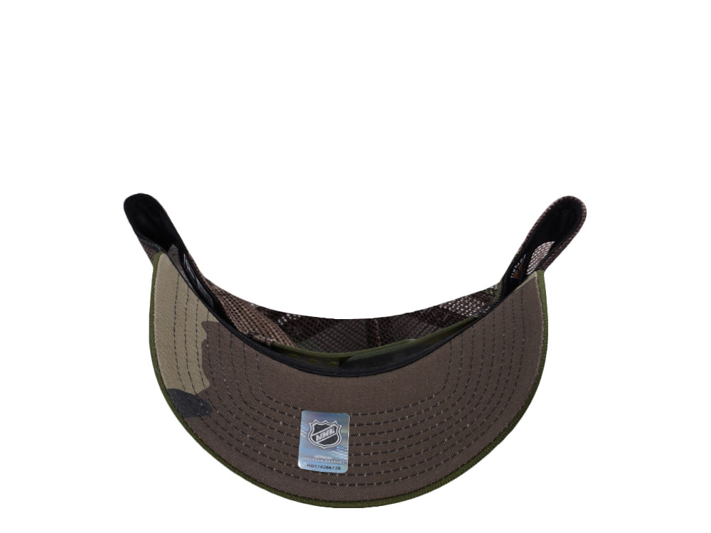 New Era San Francisco 49ers Green Camo Trucker Edition 9Forty A Frame Snapback Casquette