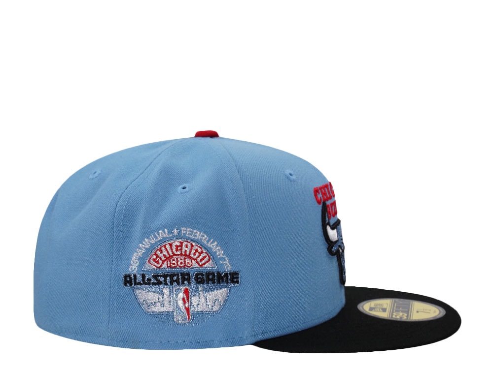 New Era Chicago Bulls All Star Game 1988 Sky Blue Two Tone Edition 59Fifty Fitted Casquette