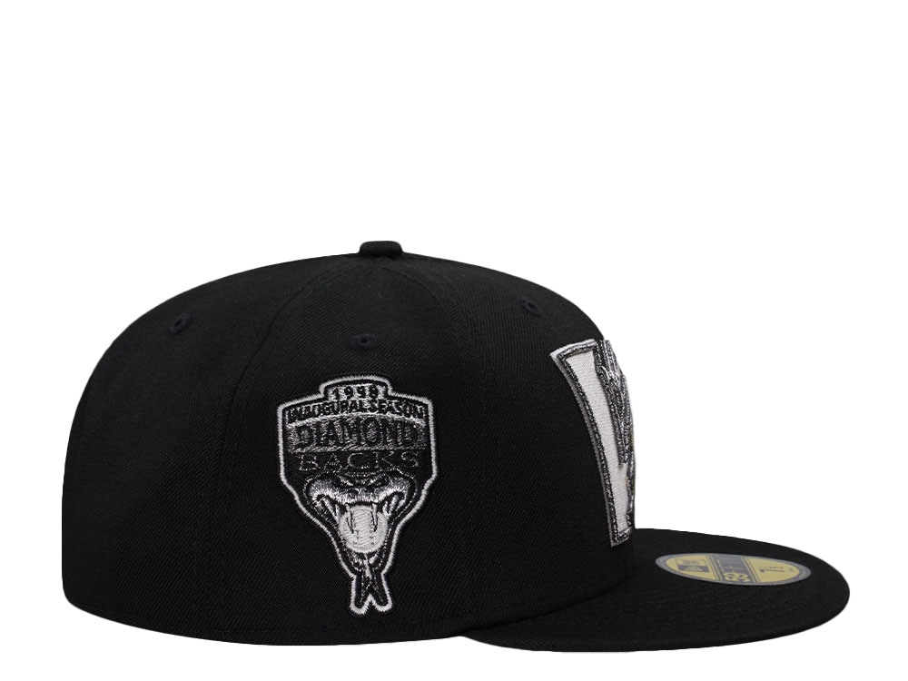 New Era Arizona Diamondbacks Inaugural Season 1998 Black Prime Edition 59Fifty Fitted Casquette