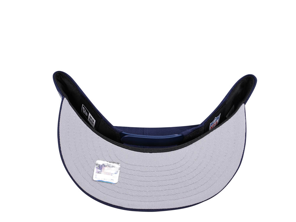 New Era New England Patriots Navy Classic Edition 9Fifty Snapback Casquette