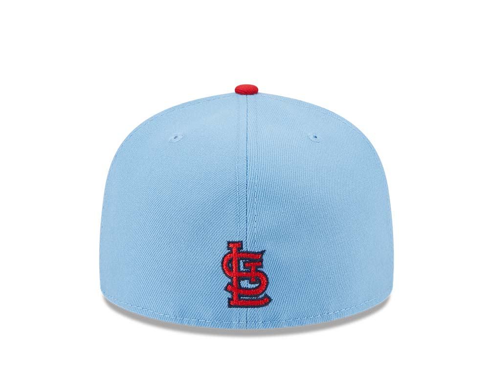 New Era St. Louis Cardinals Powder Blues Sky Throwback Two Tone Edition 59Fifty Fitted Casquette