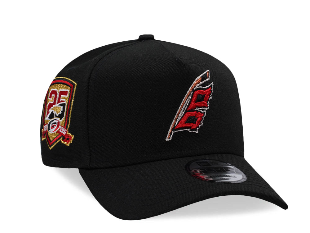 New Era Carolina Hurricanes 25th Anniversary Black Edition 9Forty A Frame Snapback Casquette