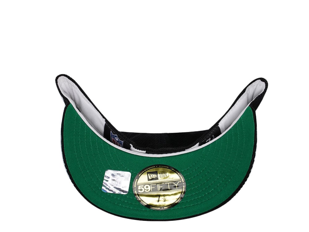 New Era New Orleans Saints Black Cord Throwback Edition 59Fifty Fitted Casquette