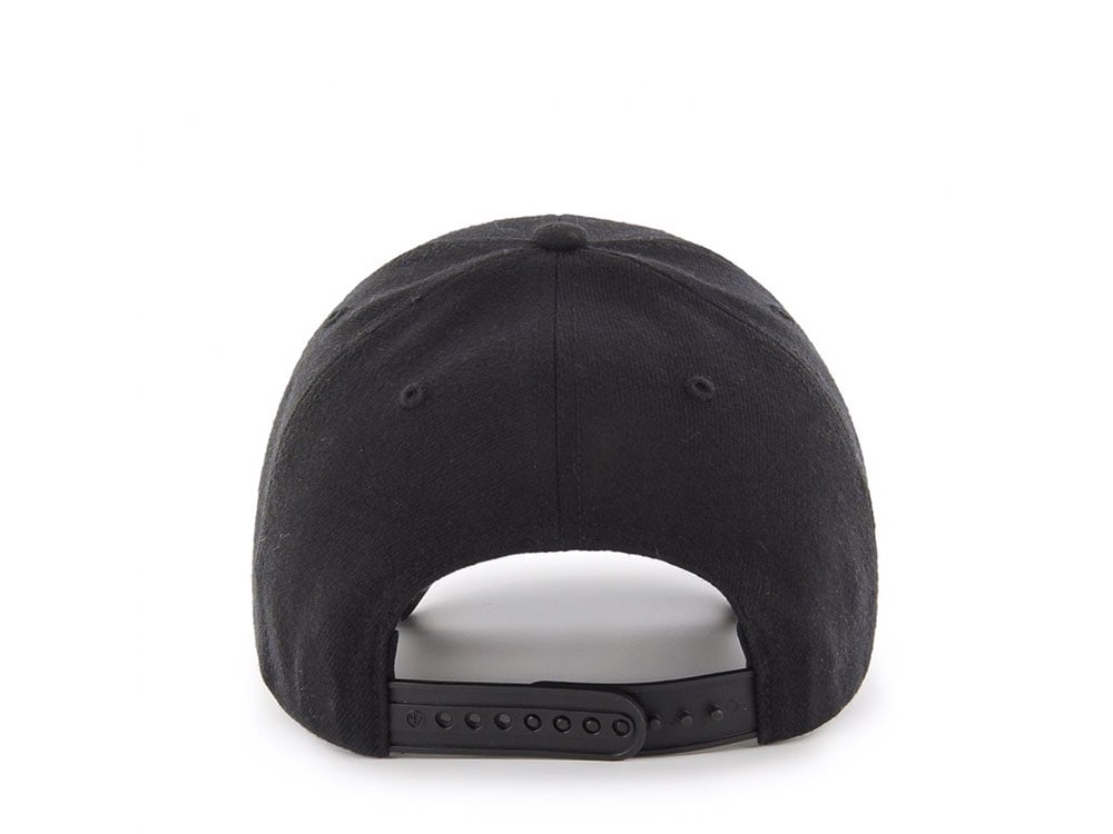 47Brand Atlanta Braves White on Black Classic Snapback Casquette