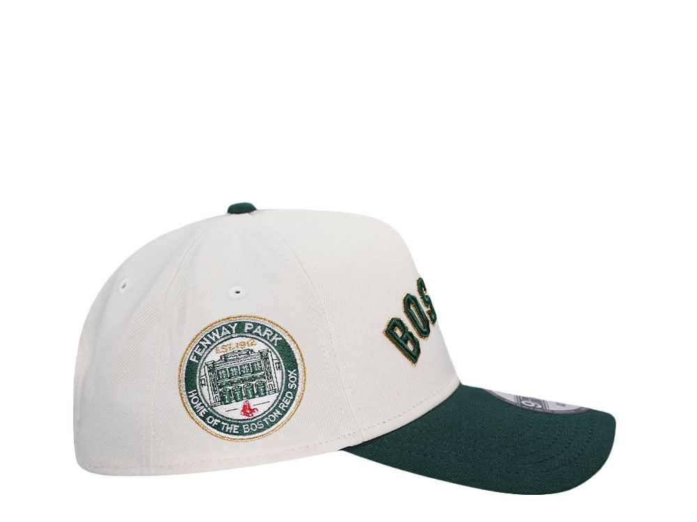 New Era Boston Red Sox Fenway Park Metallic Outline Edition White 9Forty A Frame Snapback Casquette
