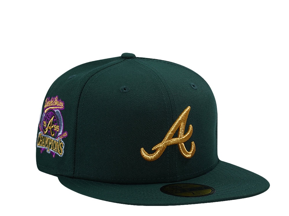 New Era Atlanta Braves World Series 1995 Dark Green Prime Edition 59Fifty Fitted Casquette