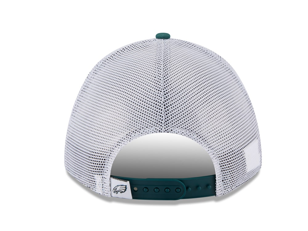 New Era Philadelphia Eagles Official Team Color Edition 9Forty M Crown A Frame Trucker Snapback Casquette