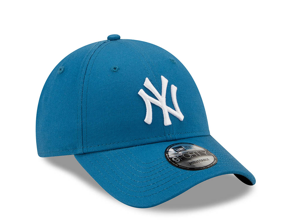 New Era New York Yankees Teal League Essential 9Forty Strapback Casquette
