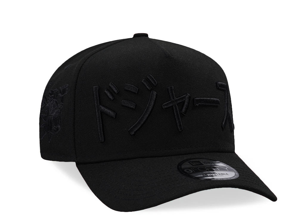 New Era Los Angeles Dodgers Ohtani Black on Black Edition 9Forty A Frame Snapback Casquette