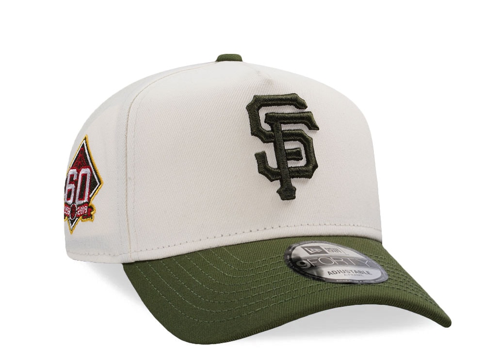 New Era San Francisco Giants 60th Anniversary Chrome Two Tone Edition 9Forty A Frame Snapback Casquette