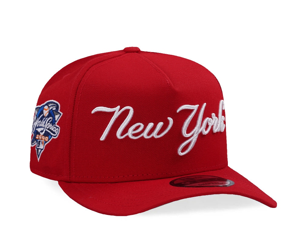 New Era New York Yankees World Series 2000 Scarlet Prime Edition 9Fifty A Frame Snapback Casquette