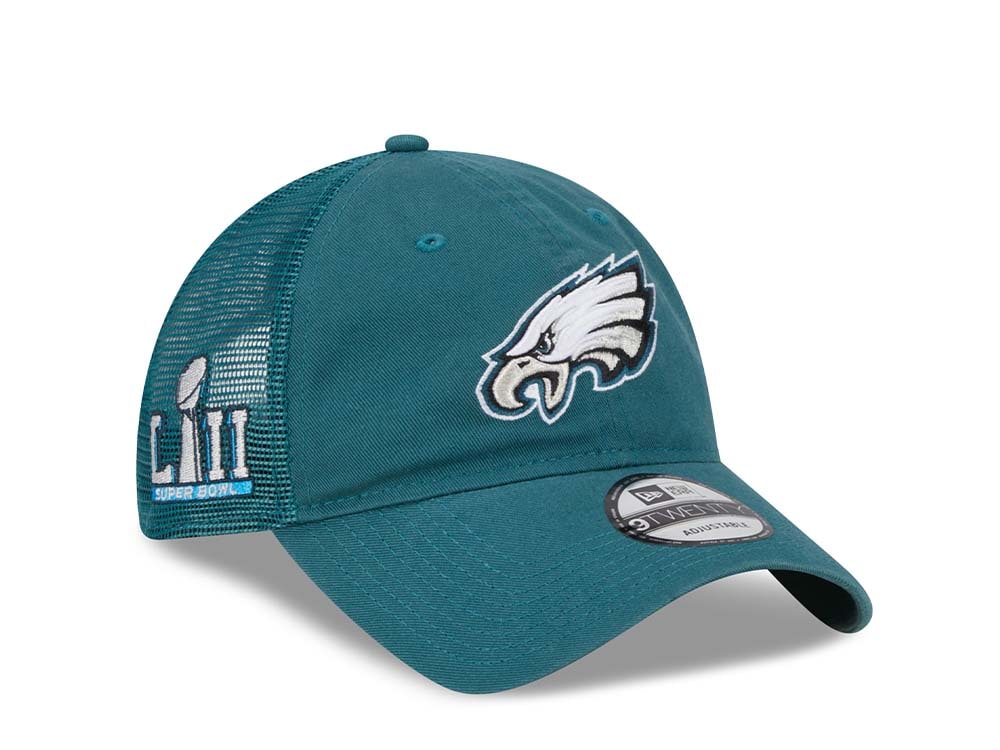 New Era Philadelphia Eagles Super Bowl LIII Trucker Edition 9Twenty Snapback Casquette