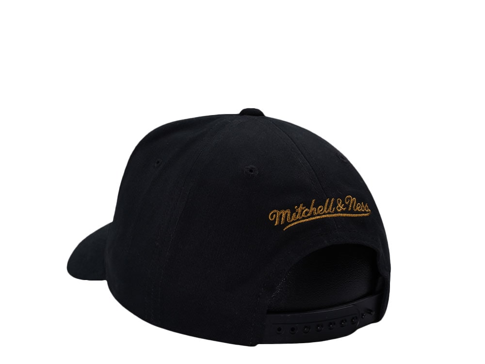 Mitchell & Ness Vegas Golden Knights Black Pro Pinch Fit Snapback Casquette