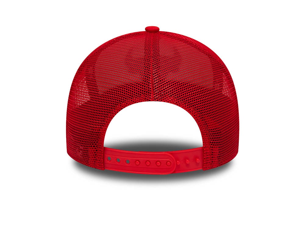 New Era Chicago Bulls Team Colour Block Red 9Forty A Frame Trucker Snapback Casquette