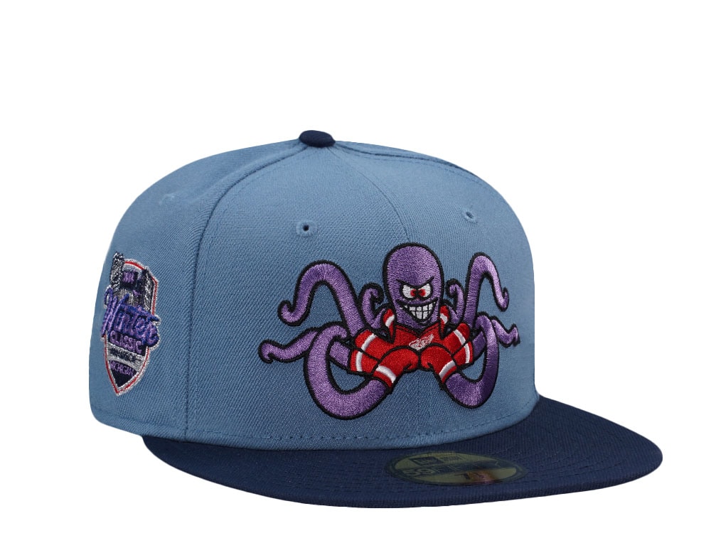 New Era Detroit Red Wings Winter Classic 2014 Al Blue Two Tone Edition 59Fifty Fitted Casquette